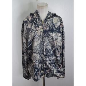 Akimbo Real Tree Camp Zip Up Hoodie XL Edge Jacket Lightweight
